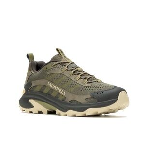 NEW! MERRELL Men's Moab Speed 2 Hiking Shoes Olive Green Size 9.5M - $145